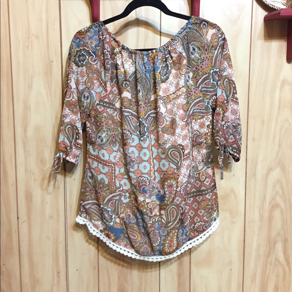 S Boho Style Blouse
